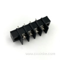 7.62MM screw fence type PCB terminal block with ears